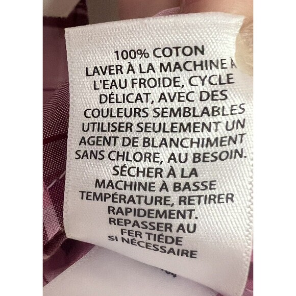 NWT BP Oversized Pink Plaid Button Down Shirt Size Small Buttons - Picture 6 of 8